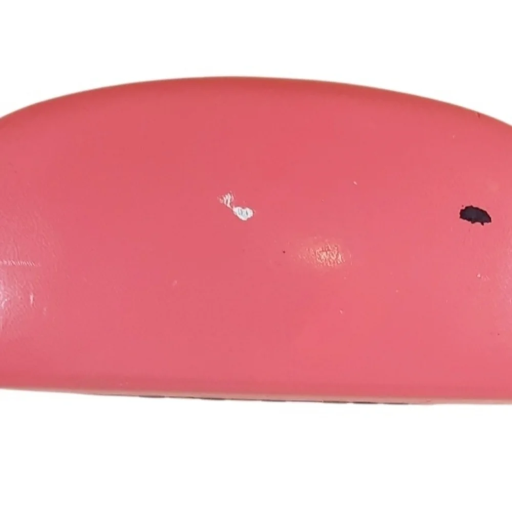 Kate Spade PINK Taco HardShell Eye glasses Sun Glasses case Eyes Inside